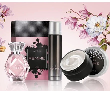 Zdjęcie oferty: Avon Femme Perfume Gift Set / Box unikat