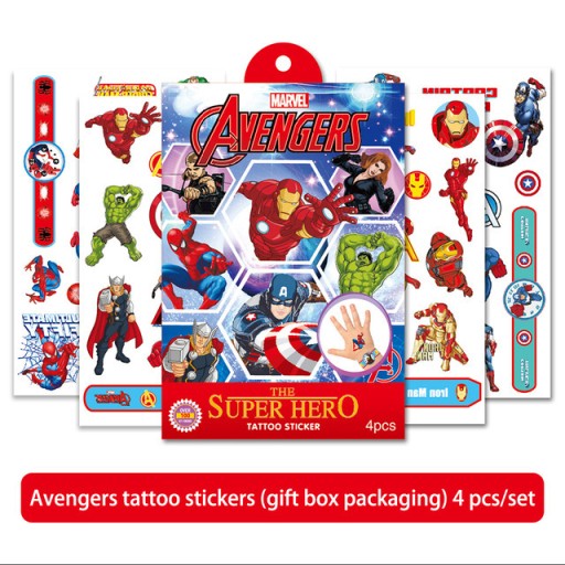 Zdjęcie oferty: B. DUŻE tatuaże dla dzieci AVENGERS Marvel 4 szt.