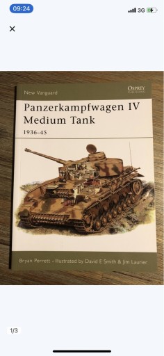 Zdjęcie oferty: Osprey New Vanguard Panzerkampfwagen IV Tank PzIV