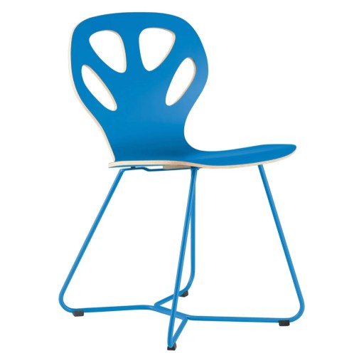 Zdjęcie oferty: Krzesło MAPLE M02 niebieskie IKER powystawowe