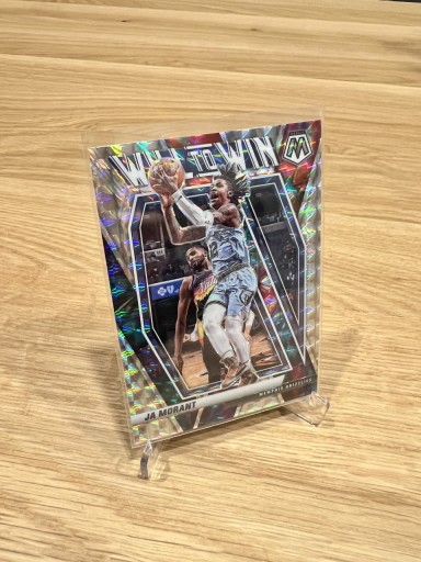Zdjęcie oferty: 2020-21 Panini Mosaic Ja Morant Will To Win Silver Prizm Memphis Grizzlies