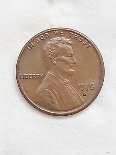 Zdjęcie oferty: 153 USA 1 cent, 1976