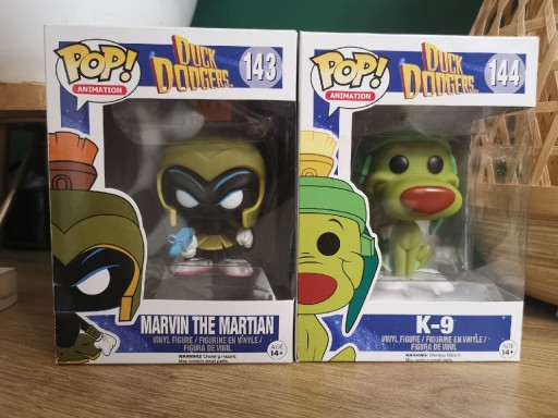 Zdjęcie oferty: Figurki funko pop zestaw Marvin kadet K-9