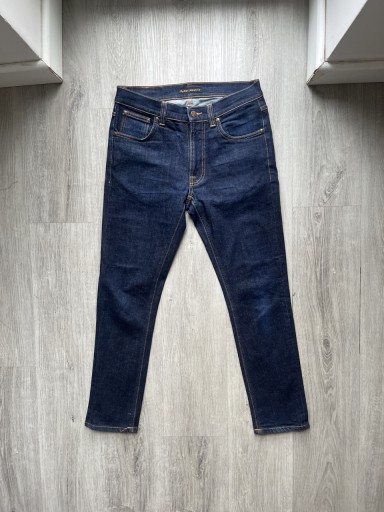 Zdjęcie oferty: Nudie jeans granatowe dzinsy lean dean dry 16 dips