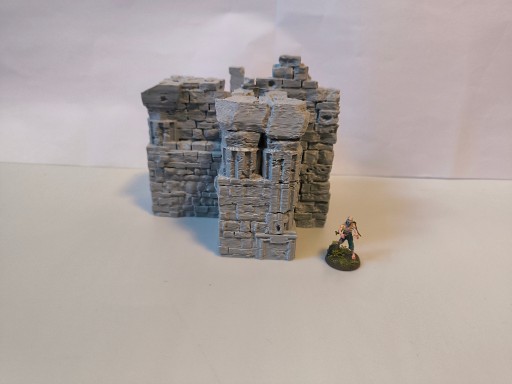 Zdjęcie oferty: Zrujnowany mur 8 (Lost City) RPG Diorama Makieta D&D