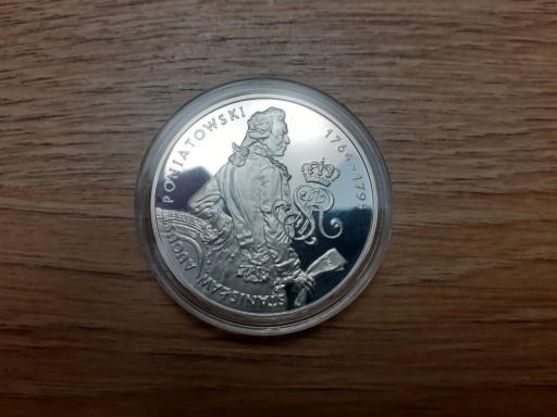 Zdjęcie oferty: 10 ZŁOTYCH, Stanisław August Poniatowski, 2005, Ag