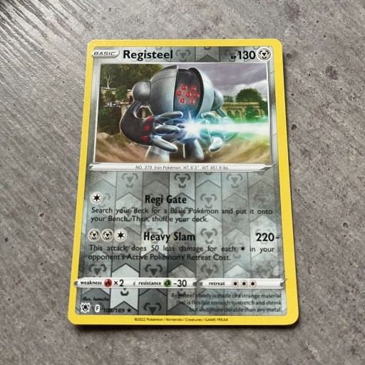 Zdjęcie oferty: Karta Pokemon Registeel Reverse Holo 108 ASR