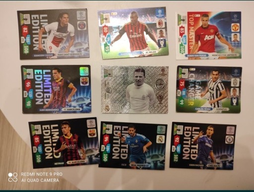 Zdjęcie oferty: Karty specjalne panini champions league 2013 2014