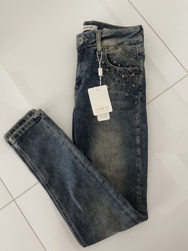 Zdjęcie oferty: Super jeansy Dishe rozmiar 27 luxury svarowski