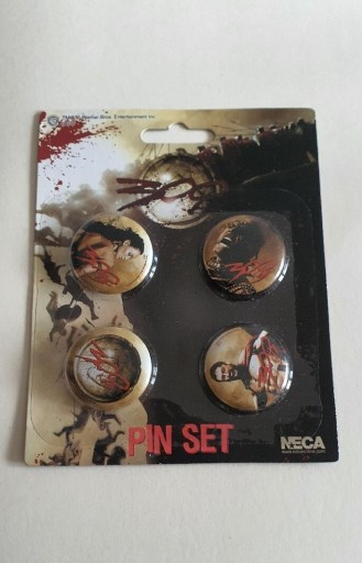 Zdjęcie oferty: 4 przypinki piny z filmu 300 Trzystu firmy NECA