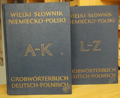 Zdjęcie oferty: Wielki słownik niemiecko-polski (2 tomy)