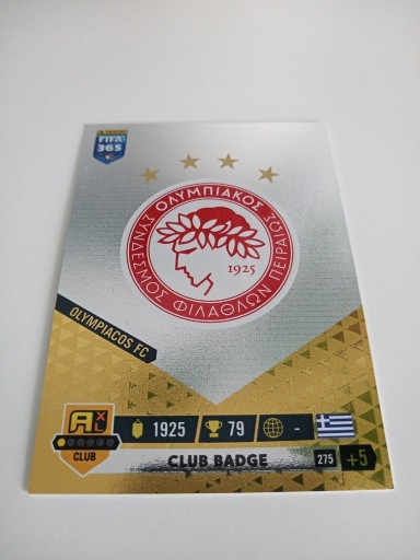 Zdjęcie oferty: Adrenalyn 2023 Fifa 365 Club Badge Olympiacos 275