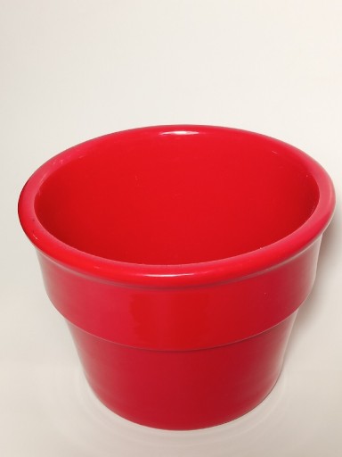 Zdjęcie oferty: Doniczka ceramiczna czerwona