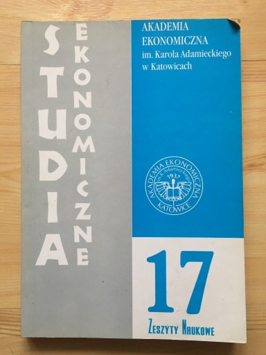 Zdjęcie oferty: Studia ekonomiczne 17