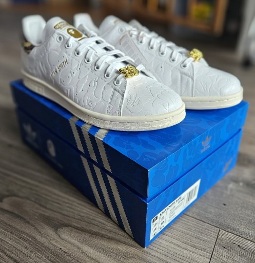 Adidas Stan Smith Bape 30th Białe r 44 Wrocław Kup teraz na