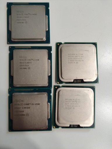 Zdjęcie oferty: Procesory 5 szt. Intel Core i5-4590, i5-4430s
