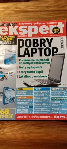 Zdjęcie oferty: KOMPUTER ŚWIAT EKSPERT 1/08 + PEŁNE WERSJE