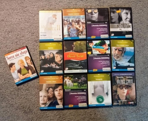 Zdjęcie oferty: Film DVD12 sztuk i 1 gratis Filmoteka Dziennika