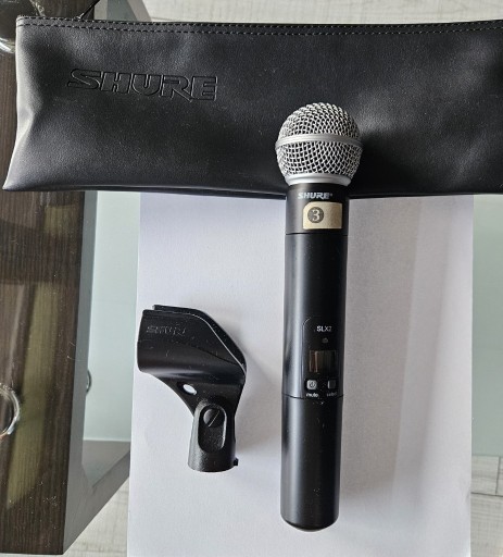 Zdjęcie oferty: Mikrofon z nadajnikiem Shure SLX2/SM58