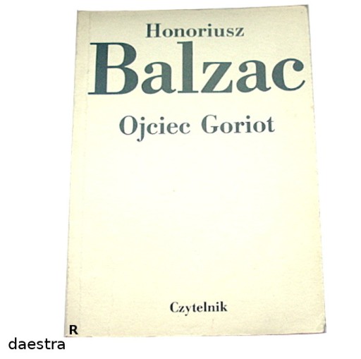 Zdjęcie oferty: OJCIEC GORIOT Honoriusz Balzac