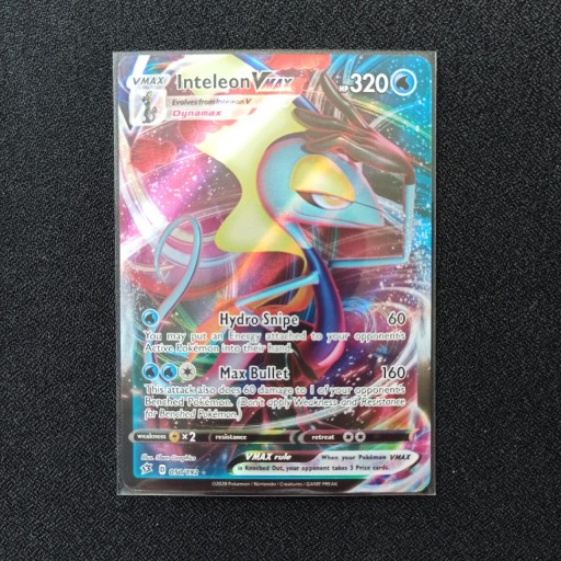 Zdjęcie oferty: Pokémon Inteleon Vmax Rebel Clash 50/192