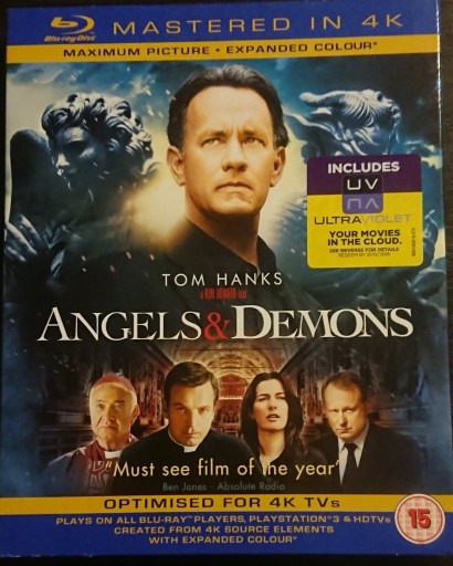 Zdjęcie oferty: Anioły i demony - Blu-ray PL(napisy)