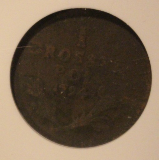 Zdjęcie oferty: 1 GR GROSZ GALICJA  1794 GCN F15 - SKRĘTKA 