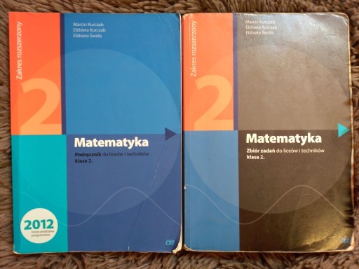 Zdjęcie oferty: Podręczniki do matematyki klasa 2 szkoła średnia