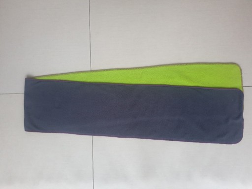 Zdjęcie oferty: Szalik z polaru dwukolorowy zielono-siwy
