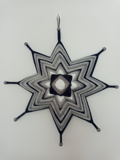 Zdjęcie oferty: Mandala z włóczki, handmade, ozdoba ścienna