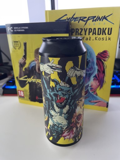 Zdjęcie oferty: Kolekcjonerska puszka piwa Cyberpunk 2077 CP2077