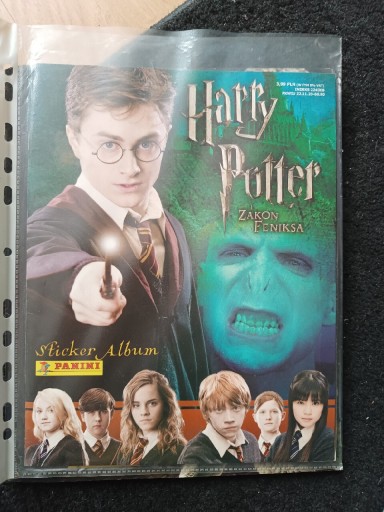 Zdjęcie oferty: Harry Potter i zakon Feniksa album panini komplet