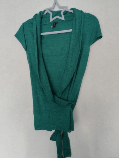 Zdjęcie oferty: Wdzianko ,bluzka ,sweter narzutka zielone rozm s