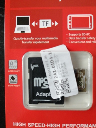 Zdjęcie oferty: Karta pamięci micro sd 128 gb 