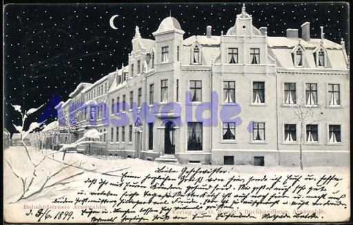 Zdjęcie oferty: CHOSZCZNO  Arnswalde Bahnhofstrasse zima 1899
