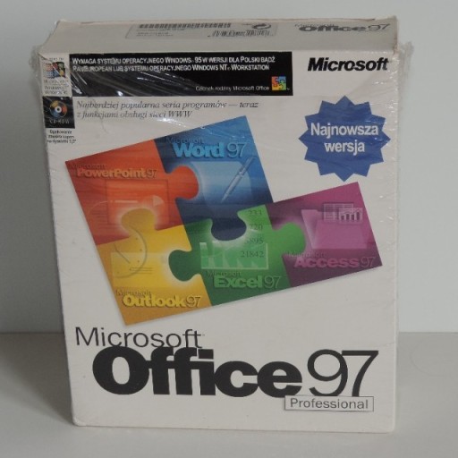 Zdjęcie oferty: Microsoft Office 97