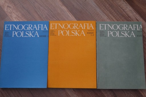 Zdjęcie oferty: Etnografia Polska '85 nr2, '89 nr1, '90 nr1-2