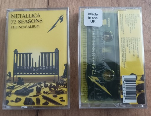 Zdjęcie oferty: Metallica 72 season yellow kaseta limit