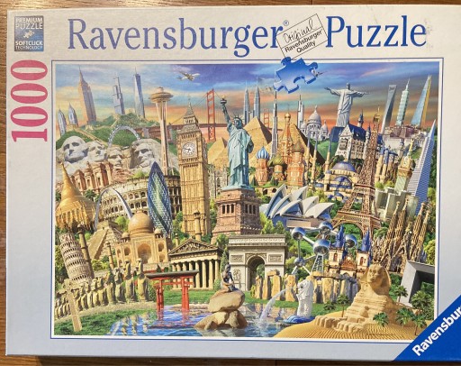 Zdjęcie oferty: Puzzle RAVENSBURGER 1000 World Landmarks