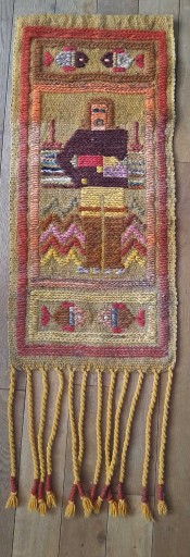 Zdjęcie oferty: Kilim Rybak, Gobelin, Cepelia PRL