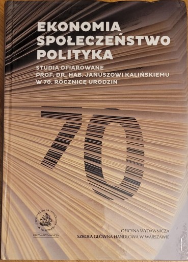 Zdjęcie oferty: Ekonomia społeczeństwo polityka