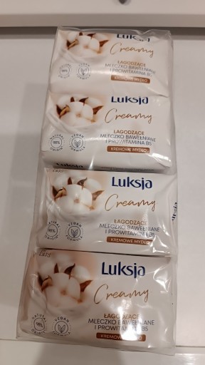 Zdjęcie oferty: Luksja creamy,kremowe mydła,12sztuk.