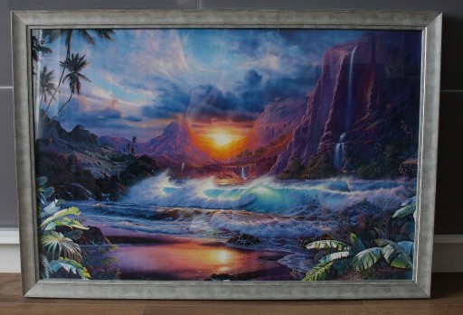 Zdjęcie oferty: Zachód słońca na wyspach szczęśliwych 69x100