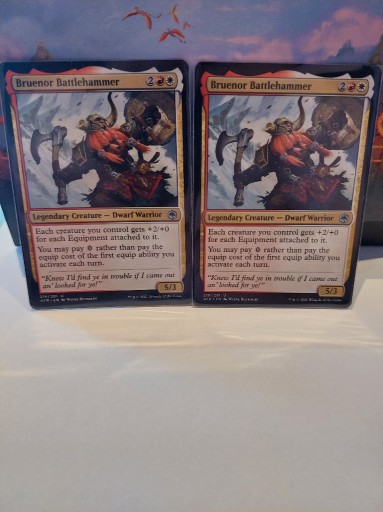 Zdjęcie oferty: MTG: 2x Bruenor Battlehammer *(219/281)