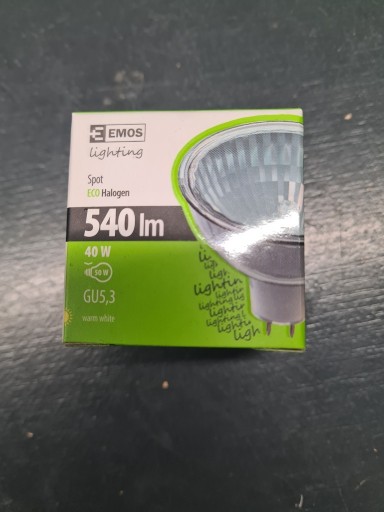 Zdjęcie oferty: HALOGEN 40W/50W MR16 GU5,3 540LM 12V 2700K