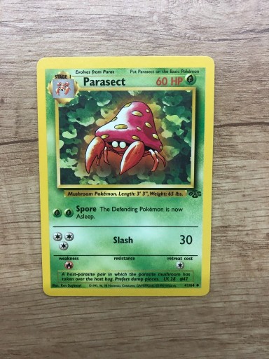 Zdjęcie oferty: Karta Pokemon Parasect Jungle 41/64