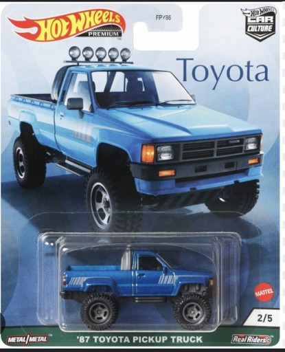 Zdjęcie oferty: Hot wheels TOYOTA PICKUP TRUCK 1987 PREMIUM blue