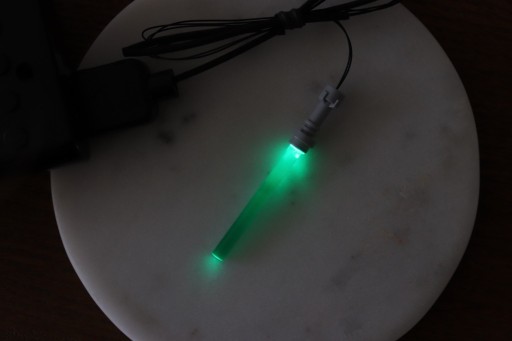 Zdjęcie oferty: Lightailing Miecz Świetlny LEGO z LED zielony