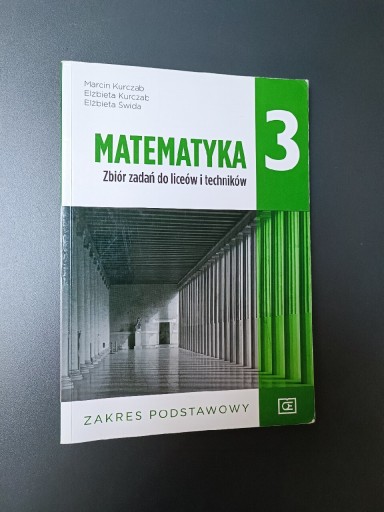 Zdjęcie oferty: Matematyka 3 zbiór zadań 