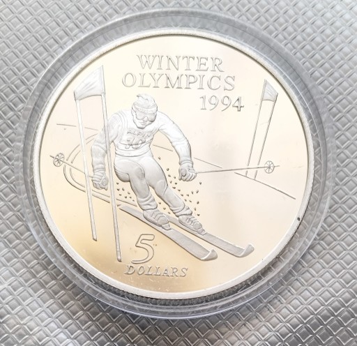 Zdjęcie oferty: Nowa Zelandia 5 dolarów, 1994 r srebro